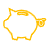 Piggy Bank with solid fill